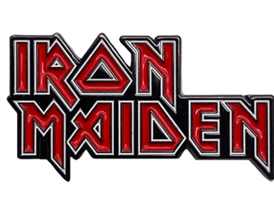 IRON MAIDEN logo METAL PIN