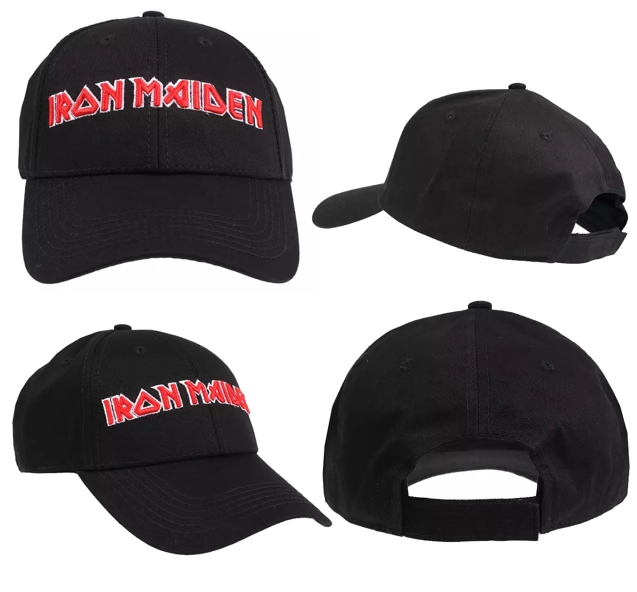IRON MAIDEN logo BASEBALL CAP - Unkind - Merchandise Oficial - Produtos