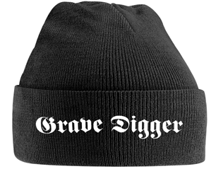 GRAVE DIGGER logo BEANIE HAT
