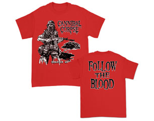 CANNIBAL CORPSE follow the blood RED TS