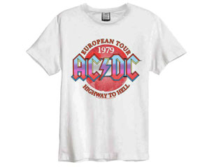 AC/DC euro tour 79 amplified WHITE TSHIRT