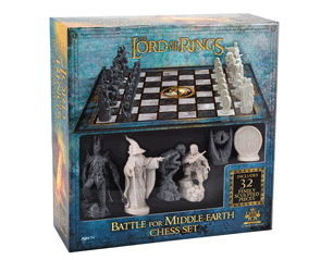 LORD OF THE RINGS battle for middle earth CHESS SET