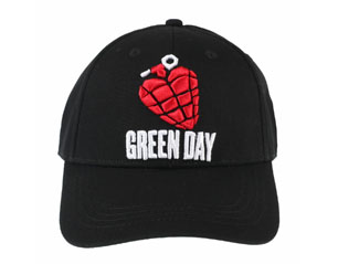 GREEN DAY grenade logo baseball CAP