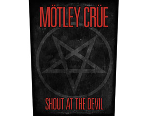 MOTLEY CRUE shout at the devil BACKPATCH