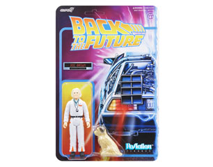 BACK TO THE FUTURE doc brown and einstein reaction FIGURE