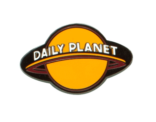 SUPERMAN daily planet METAL PIN
