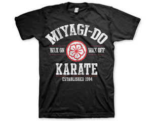 KARATE KID miyagi do karate 1984 BLACK TS