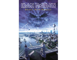 IRON MAIDEN brave new world  HQ TEXTILE POSTER