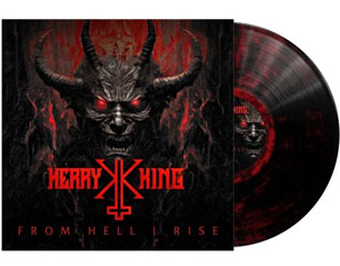 KERRY KING from hell i rise BLACK DARK RED MARBLE VINYL