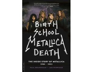 METALLICA birth school metallica death BOOK
