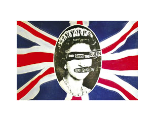 SEX PISTOLS god save the queen HQ TEXTILE POSTER