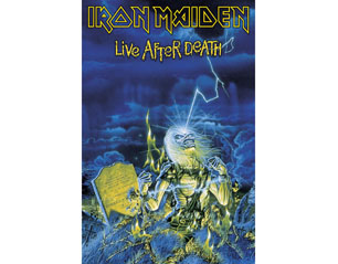 IRON MAIDEN live after death HQ TEXTILE POSTER