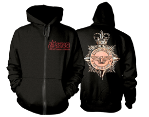 SAXON strong arm of the law ZIP HSWEAT