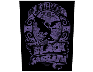 BLACK SABBATH lord of this world BACKPATCH