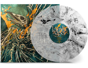 LAMB OF GOD omens MARBLE CRYSTAL CLEAR SILVER VINIL