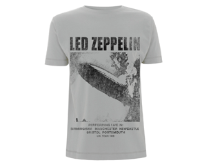 LED ZEPPELIN uk tour 1969 lz1/ice grey TS