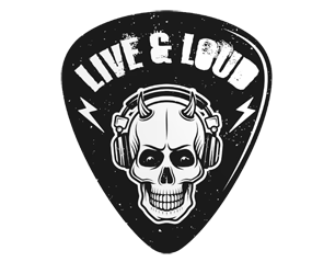 ROCK N ROLL live and loud STICKER
