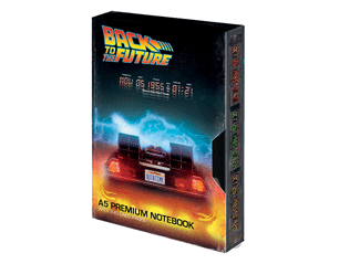 BACK TO THE FUTURE vhs style a5 NOTEBOOK