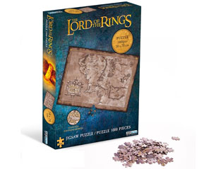 LORD OF THE RINGS middle earth 1000 piece PUZZLE