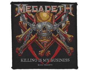 MEGADETH killing is my business PATCH