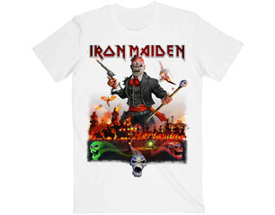 IRON MAIDEN legacy of the beast live album WHITE TS