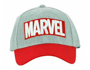 MARVEL logo red/grey BASEBALL CAP