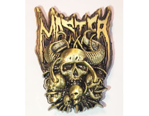 MASTER skulls GOLD METAL PIN