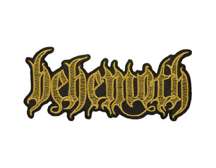 BEHEMOTH engraved logo LARGE WPATCH