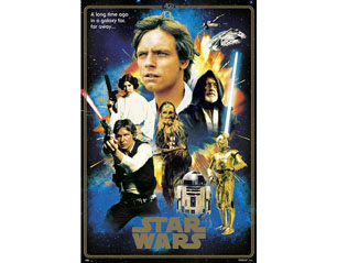 STAR WARS heroes 40th birthday POSTER