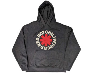 RED HOT CHILI PEPPERS classic asterisk charcoal HOODIE