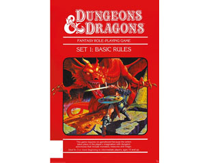 DUNGEONS & DRAGONS basic rules POSTER