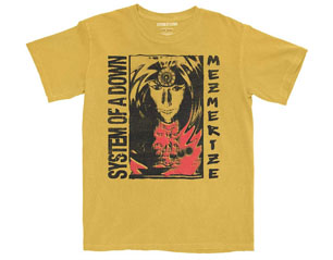 SYSTEM OF A DOWN reflections wash YELLOW TS