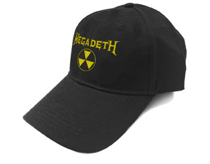 MEGADETH hazard logo BASEBALL CAP