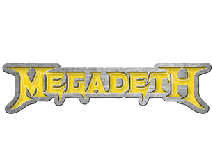 MEGADETH logo PIN DE METAL