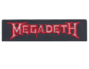 MEGADETH logo outline PATCH