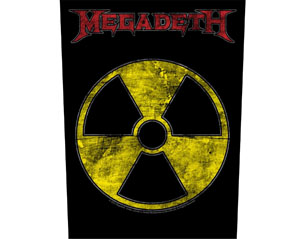MEGADETH radioactive BACKPATCH