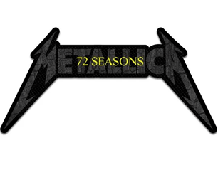 METALLICA 72 seasons charred logo cut out PATCH