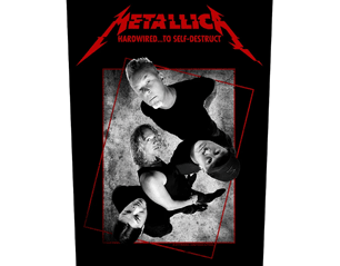 METALLICA hardwired concrete BACKPATCH