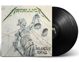 METALLICA and justice for all remastered USA edition VINYL