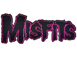 MISFITS purple logo OVERSIZED PATCH