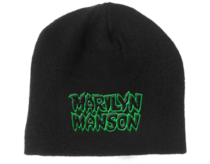 MARILYN MANSON green logo BEANIE