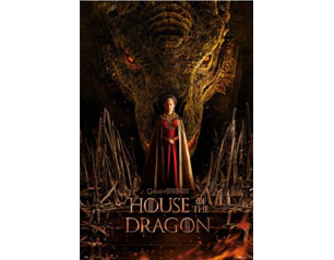 HOUSE OF DRAGONS one sheet POSTER