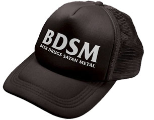 MOSHER bdsm BLACK TRUCKER CAP