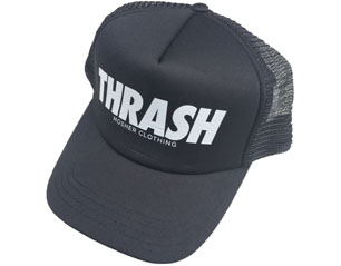 MOSHER thrash BLACK TRUCKER CAP