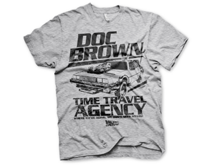 BACK TO THE FUTURE doc brown time travel agency heather grey TS