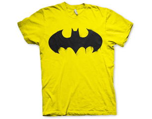 BATMAN inked logo yellow TS