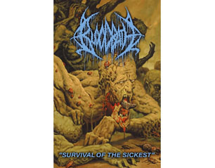 BLOODBATH survival of the sickest HQ TEXTILE POSTER