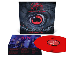 OBITUARY cause of death live infection RED VINIL
