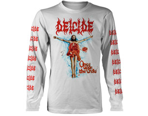 DEICIDE once upon the cross WHITE LONGSLEEVE