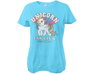 MY LITTLE PONY unicorn fan club skinny SKY BLUE TSHIRT